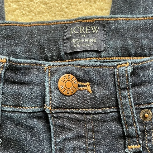 J. Crew High Rise Skinny Jeans, EUC - Picture 2 of 5